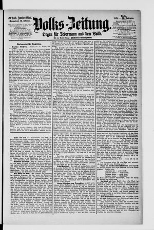 Volks-Zeitung vom 12.10.1878