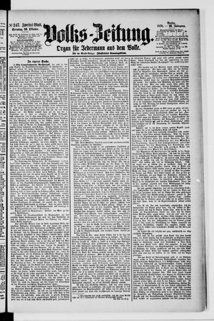 Volks-Zeitung on Oct 20, 1878
