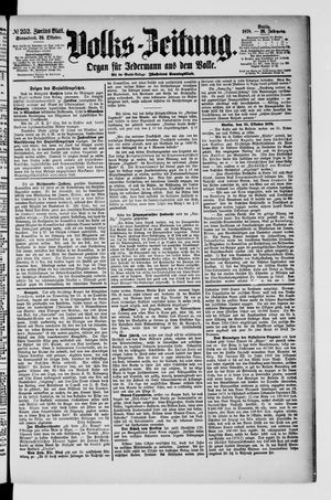 Volks-Zeitung vom 26.10.1878