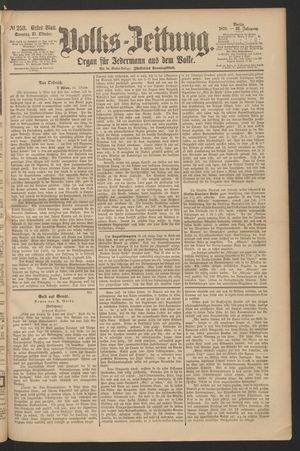 Volks-Zeitung vom 27.10.1878