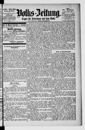 Volks-Zeitung vom 29.10.1878