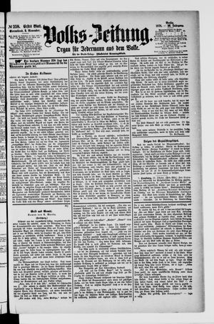 Volks-Zeitung vom 02.11.1878