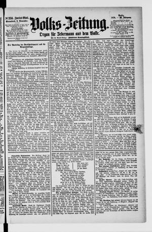 Volks-Zeitung vom 02.11.1878