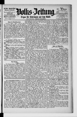 Volks-Zeitung on Nov 5, 1878