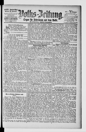 Volks-Zeitung on Nov 24, 1878