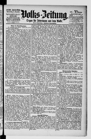 Volks-Zeitung vom 05.12.1878