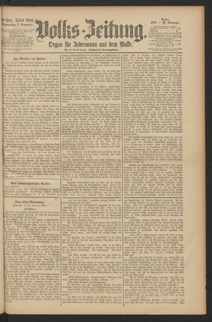 Volks-Zeitung vom 05.12.1878