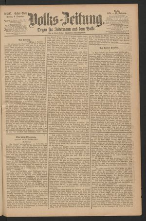 Volks-Zeitung on Dec 6, 1878