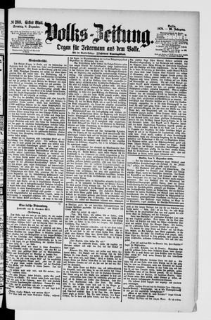 Volks-Zeitung vom 08.12.1878