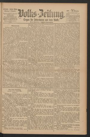 Volks-Zeitung vom 08.12.1878