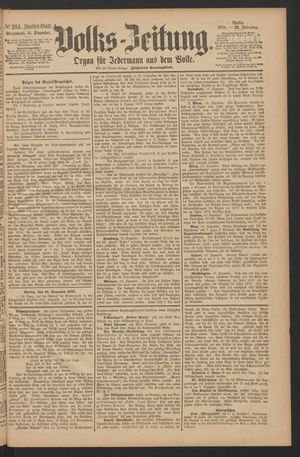 Volks-Zeitung vom 14.12.1878