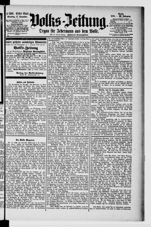 Volks-Zeitung vom 17.12.1878
