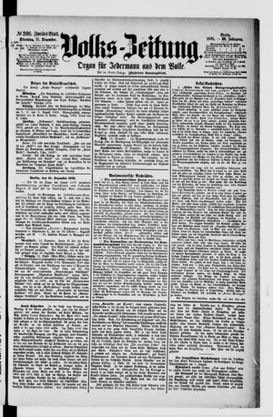 Volks-Zeitung vom 17.12.1878