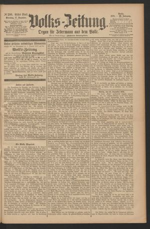Volks-Zeitung vom 17.12.1878