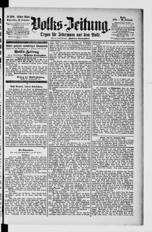 Volks-Zeitung on Dec 19, 1878