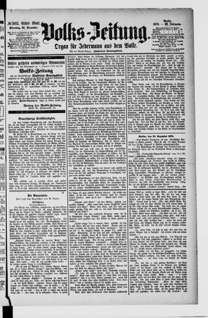 Volks-Zeitung vom 24.12.1878