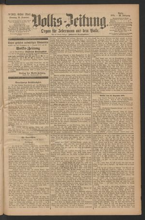 Volks-Zeitung vom 24.12.1878