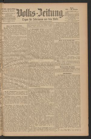 Volks-Zeitung vom 24.12.1878