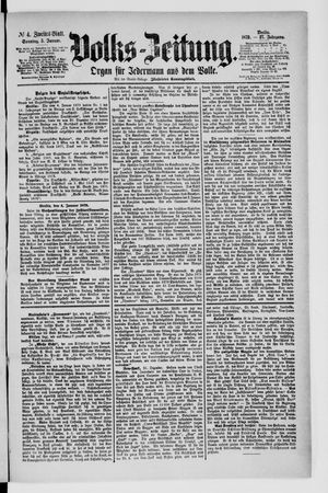 Volks-Zeitung vom 05.01.1879