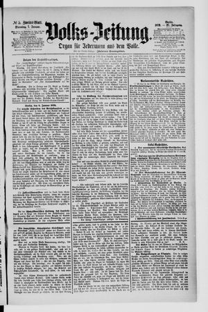 Volks-Zeitung vom 07.01.1879