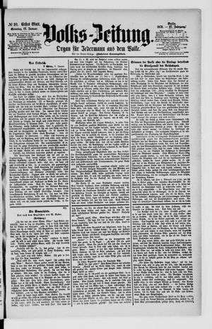 Volks-Zeitung on Jan 12, 1879