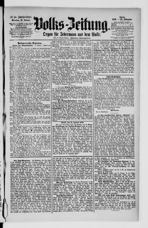 Volks-Zeitung on Jan 12, 1879