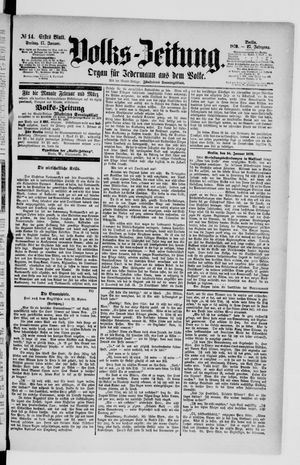 Volks-Zeitung vom 17.01.1879