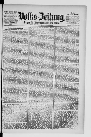 Volks-Zeitung vom 19.01.1879