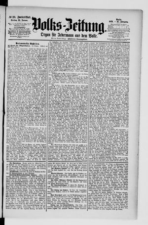 Volks-Zeitung vom 24.01.1879