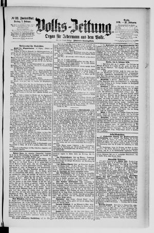 Volks-Zeitung vom 07.02.1879