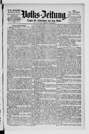 Volks-Zeitung vom 15.02.1879