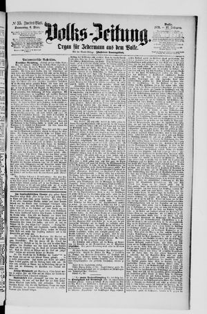 Volks-Zeitung vom 06.03.1879