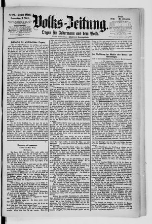 Volks-Zeitung vom 03.04.1879