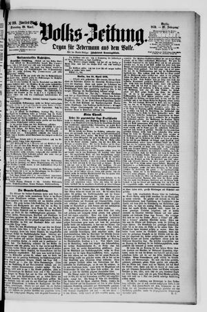 Volks-Zeitung vom 29.04.1879