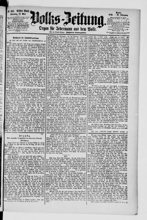 Volks-Zeitung vom 13.05.1879