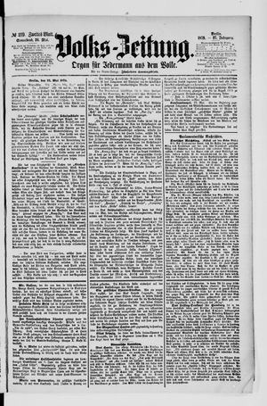 Volks-Zeitung vom 24.05.1879