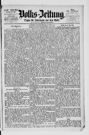 Volks-Zeitung vom 27.05.1879
