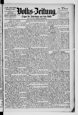Volks-Zeitung vom 31.05.1879