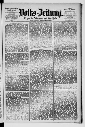 Volks-Zeitung vom 13.06.1879