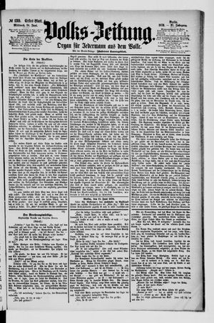Volks-Zeitung vom 18.06.1879