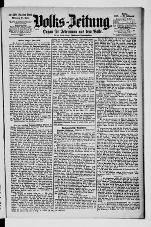Volks-Zeitung vom 18.06.1879