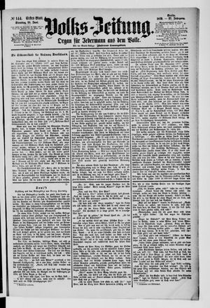 Volks-Zeitung vom 24.06.1879