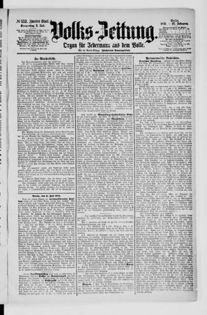 Volks-Zeitung vom 03.07.1879