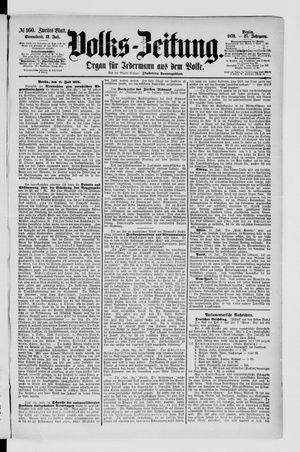 Volks-Zeitung vom 12.07.1879