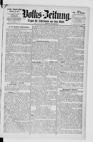 Volks-Zeitung vom 13.07.1879