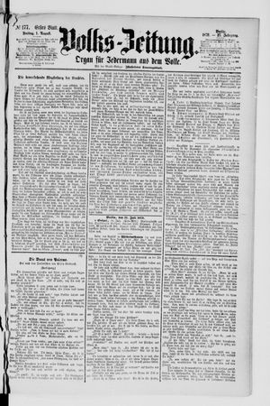 Volks-Zeitung vom 01.08.1879