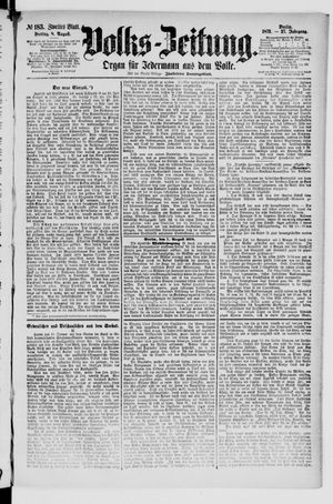 Volks-Zeitung on Aug 8, 1879