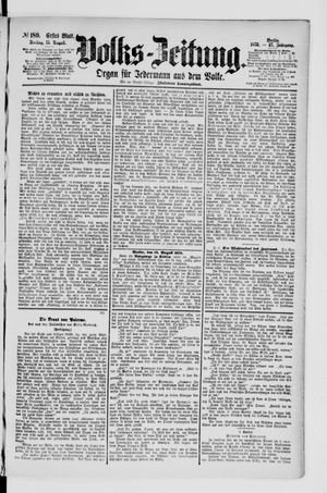 Volks-Zeitung vom 15.08.1879