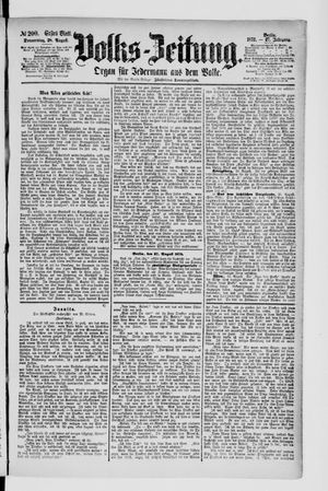 Volks-Zeitung vom 28.08.1879