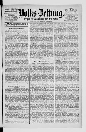 Volks-Zeitung vom 30.08.1879